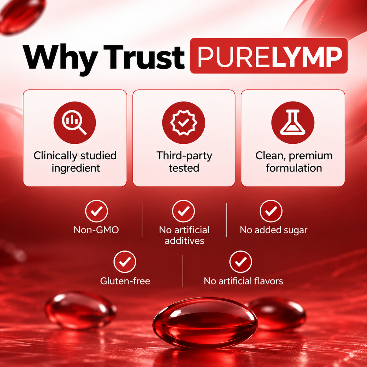 PureLymp® Astaxanthin - Nature’s Most Powerful Antioxidant for Whole Body Support & Cellular Protection